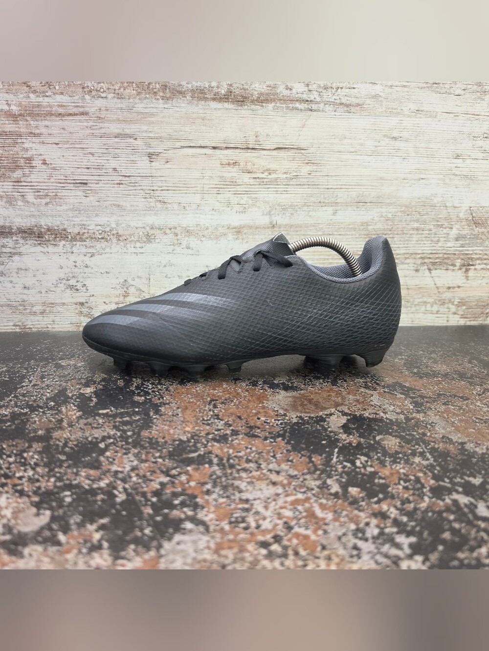 Mens Adidas X Ghosted.4 FG Soccer Shoes Sz 9.5 Used EG8195 Core Black